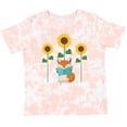 thumbnail image 3 of Inktastic Reading Book Lover Sunflower Fox Boys or Girls Toddler T-Shirt, 3 of 5