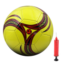 Soccer Ball Size 4 Soft PU for Practice Training Gift Boys Girls Kid Come with Pump and Needle
