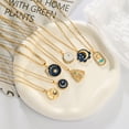 thumbnail image 2 of Simple personalidad luz lujo nicho metal hueco retro brújula moneda colgante collar mujer X2821-2 JFHHH pequeña, 2 of 5