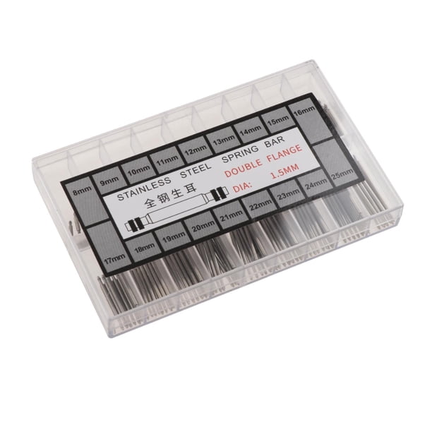 Kit de herramientas de reparación de relojes perfecl con 1 caja de varillas de conexión de 15 mm