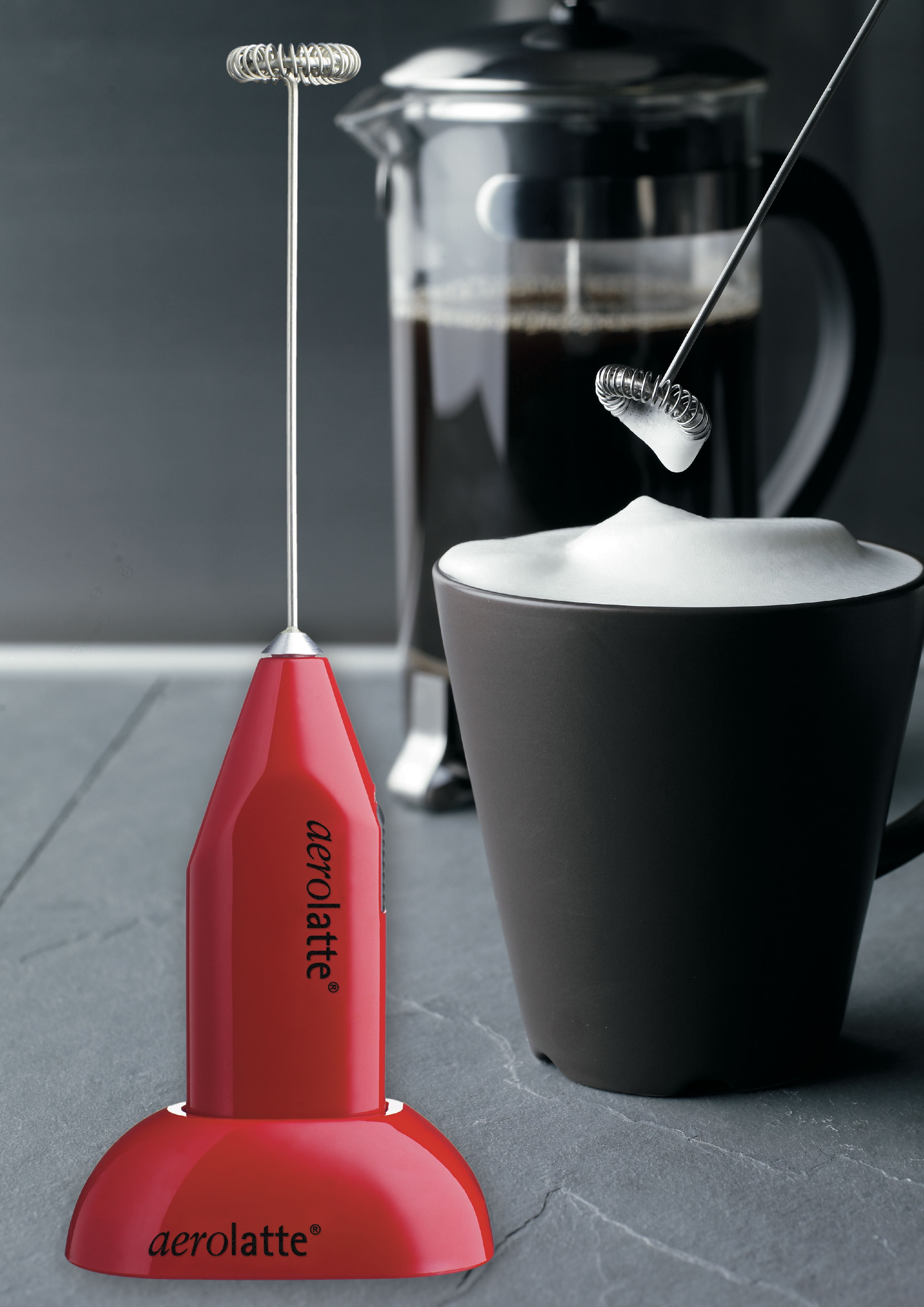 Aerolatte Milk Frother with Counter Stand, The Original SteamFree