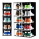 thumbnail image 1 of Organizador de zapatos XL, paquete de 12, caja de zapatos de plástico transparente apilable con puerta transparente, 1 of 6