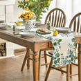thumbnail image 4 of Smile Greenery Eucalyptus Leaves Table Runner for Spring Summer 13 x 72 Inch, 4 of 8