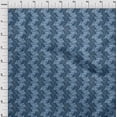 thumbnail image 4 of oneOone Cotton Poplin Medium Blue Fabric Abstract Craft Projects Decor Fabric Printed By The Yard 42 Inch Wide, 4 of 4