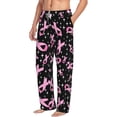 thumbnail image 2 of Balery Breast Cancer Awareness (2) print Men's Pajama Pants,Ultra Lightweight Pjs,Lounge Pant-Small, 2 of 9