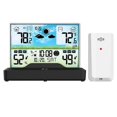 thumbnail image 1 of Digital Weather Station Wireless RF Sensing Indoor Thermometer Hygrometer Weather Thermometer Household Weather Clock, 1 of 5