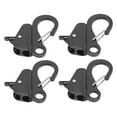 thumbnail image 2 of Hook, Wide Application 4PCS 316 Stainless Steel Spring Snap Attach Rope Hook Fine Casting  for Boats, 2 of 7