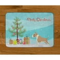 thumbnail image 4 of Fawn and White Bull Terrier Christmas Tree Machine Washable Memory Foam Mat, 4 of 4