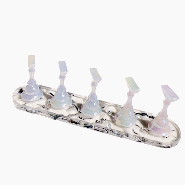 Base para práctica de arte de uñas, soporte para dedos, soporte para uñas, tarjeta de colores para pasta de uñas, herramienta especial para adorno de uñas