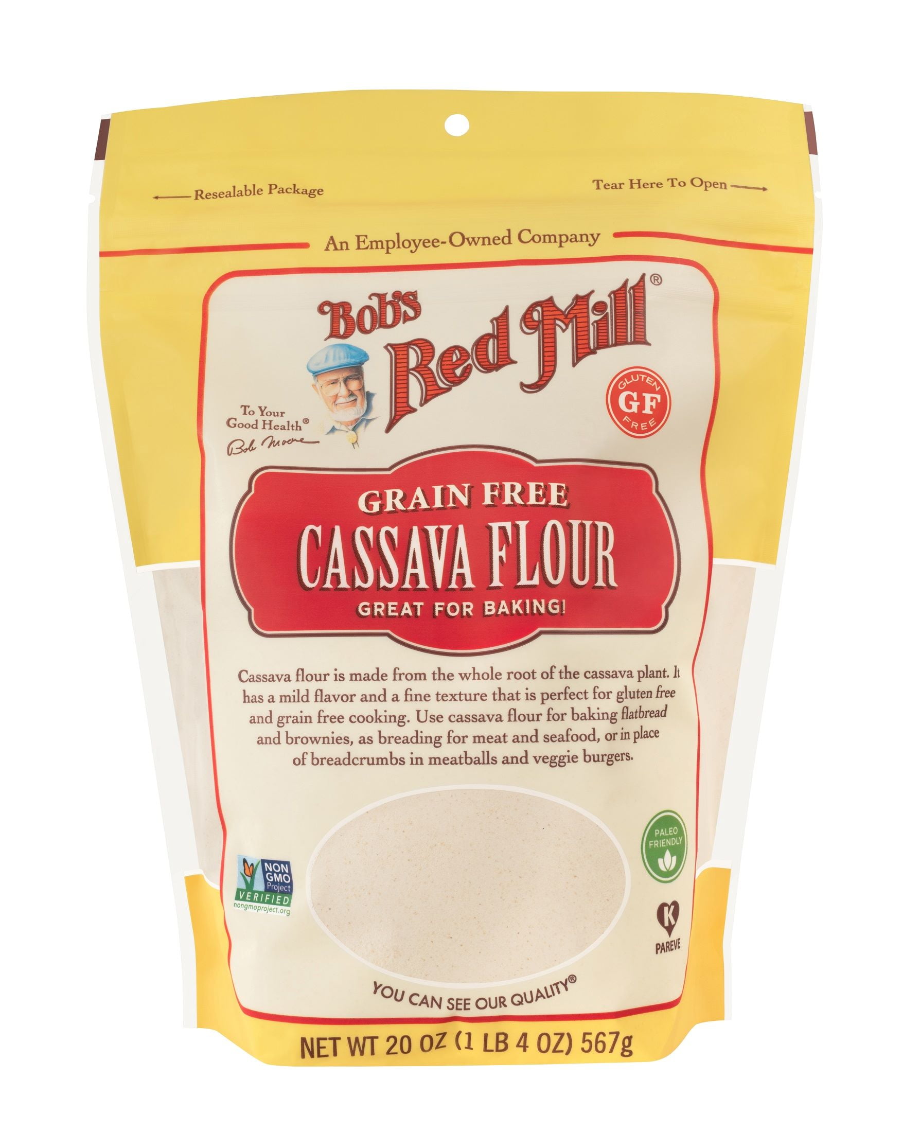 Bob's Red Mill Flour, Cassava, 20 oz