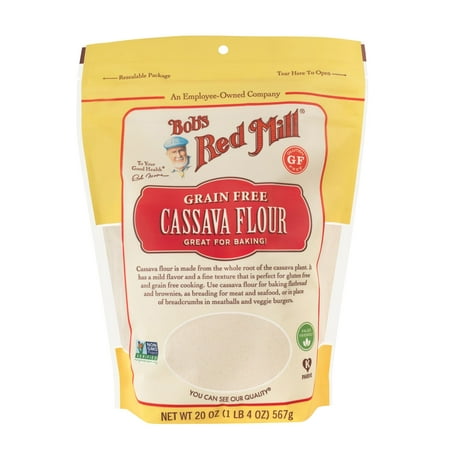 Bobs Red Mill Cassava Flour, 20 Ounce -- 4 per case.