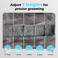 thumbnail image 2 of Cat Clippers for Grooming with 5-in-1 Blade Cordless Rechargeable Hair Trimmer Detachable Stainless Steel Blade Pet Shaver for Small Kitty Paw Face Head Body, 2 of 7