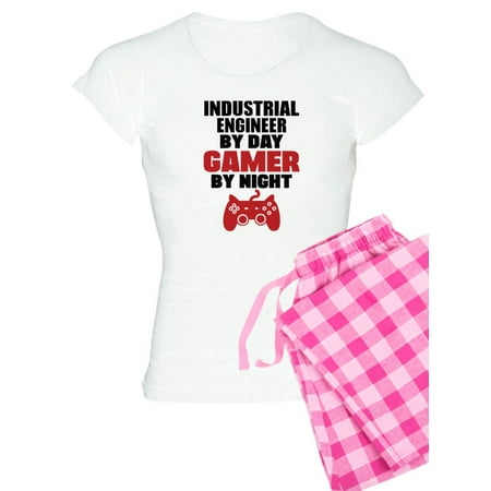 

CafePress - INDUSTRIAL ENGINEER BY DAY GAMER BY NIGHT Pajamas - Women s Light Pajamas