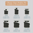 thumbnail image 5 of CASA PLATINO Twin Cozy Flannel Sheet - 3 Piece 100% Cotton Sheets Set, Hotel Luxury Feel, Premium Cold-Season Warmth, 15" Deep Pocket - Charcoal, 5 of 8