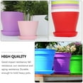 thumbnail image 2 of 25 Pcs Bottom Support Round Plate Indoor Plants Flower Pot Plate Plastic Plant Trays Pottery Plants Tray Base Plate, 2 of 6