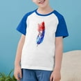 thumbnail image 2 of ZACPNCV Toddler Boys 4th of July Shirts Kids Flag T-Shirt Girls Patriotic Short Sleeve Tees Cotton Top Clothes Blue 3-4 Years, 2 of 8