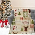 thumbnail image 5 of Christmas Throw Blanket Flannel Fleece Blanket Super Soft Plush Warm Bed Blanket Sofa Couch Decoration Winter Blanket Home Decor Blanket All Season Comfort Throw, 5 of 5