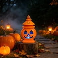thumbnail image 6 of Kyusrd Pumpkin Lantern Lights for Halloween Decor,Battery Operated LED Pumpkin Hanging Decoration With Illuminated Face Suitable for Yard Decor, 6 of 7