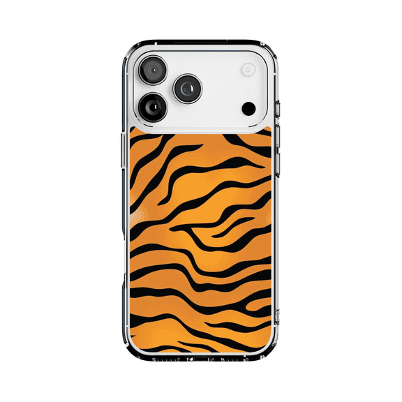 DistinctInk MagSafe Clear Case for Apple iPhone 17 Pro Max (6.9" Screen) - Animal Print - Slim Profile Design