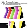 thumbnail image 3 of iPad Pro 9.7 Inch Case (2016 Released), Allytech PU Leather Stand Folio Slim Smart Shell Cover Auto Sleep Wake Feature Girls Protective Cards Holder Wallet Case for Apple iPad Pro 9.7, Rainbow, 3 of 7
