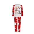 thumbnail image 2 of Meihuid Christmas Pajamas for Family 2023 Plus Size Matching Christmas Pjs Family Set Reindeer Print Holiday Sleepwear Outfit, 2 of 3
