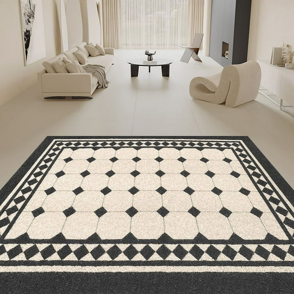 NAMZI Bathroom Rug Mat , Non-Slip Plush Shaggy Bath Carpet, Machine Wash Dry, Bath Mats for Bathroom Floor, Tub and Shower, Bathroom Runner Bathmat Accessories Decor, Khaki E,16*24inch