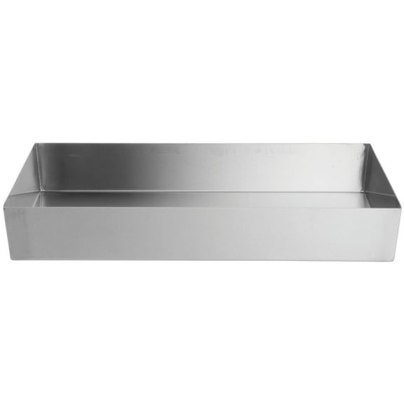 HUBERT® Food Merchandsing Pans with Tapered Corners Stainless Steel Deli Display Pan - 20" L x 12" W x 3" D