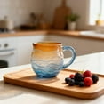 thumbnail image 2 of Sea Glass Wave Mug - 12oz Ocean Theme Cup B, 2 of 7