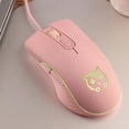 thumbnail image 4 of Tachiuwa desktop laptop wired gaming mouse USB 2400 DPI Pink, 4 of 9