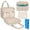 Khaki, variant on Breastmilk Cooler Travel Bag, Wearable Breast Pump Storage Bag Compatible with Momcozy/Eufy/Elvie/Willow/Medela Breast Pump with Ice Pack and Waterproof Mat,Khaki