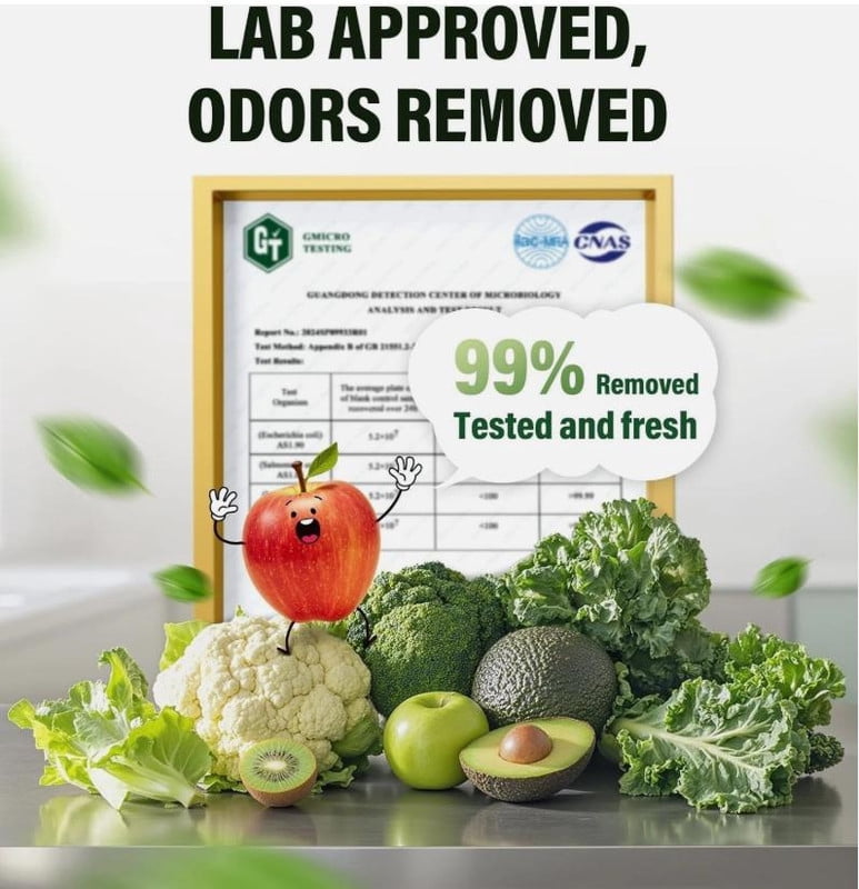 HaiXin Hub Freshcore Refrigerator Deodorizer 10-Year Fridge Odor Eliminator