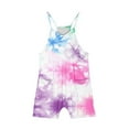 thumbnail image 4 of IROINNID Toddler Girl Summer Clothes Romper Jumpsuit Sleeveless Casual Strap With Pockets 7 Years, 4 of 5