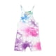thumbnail image 4 of Odeerbi 5-14 Años Niñas Traje de Verano Cute Tie-Dye Camisola Romper Casual Respirable Comfortable Overalls Pantalones Cortos Con Bolsillos, 4 of 5