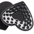 thumbnail image 2 of 2x Cubrepezones reutilizables de silicona para vestidos, trajes de baño de mujer y hombre. Corazón negro, 2 of 2