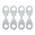 thumbnail image 1 of 4pcs 30a fusible plano tira metal tono plateado para auto automotriz dc 32 v universal, 1 of 1