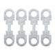 thumbnail image 1 of 4pcs 30a fusible plano tira metal tono plateado para auto automotriz dc 32 v universal, 1 of 1