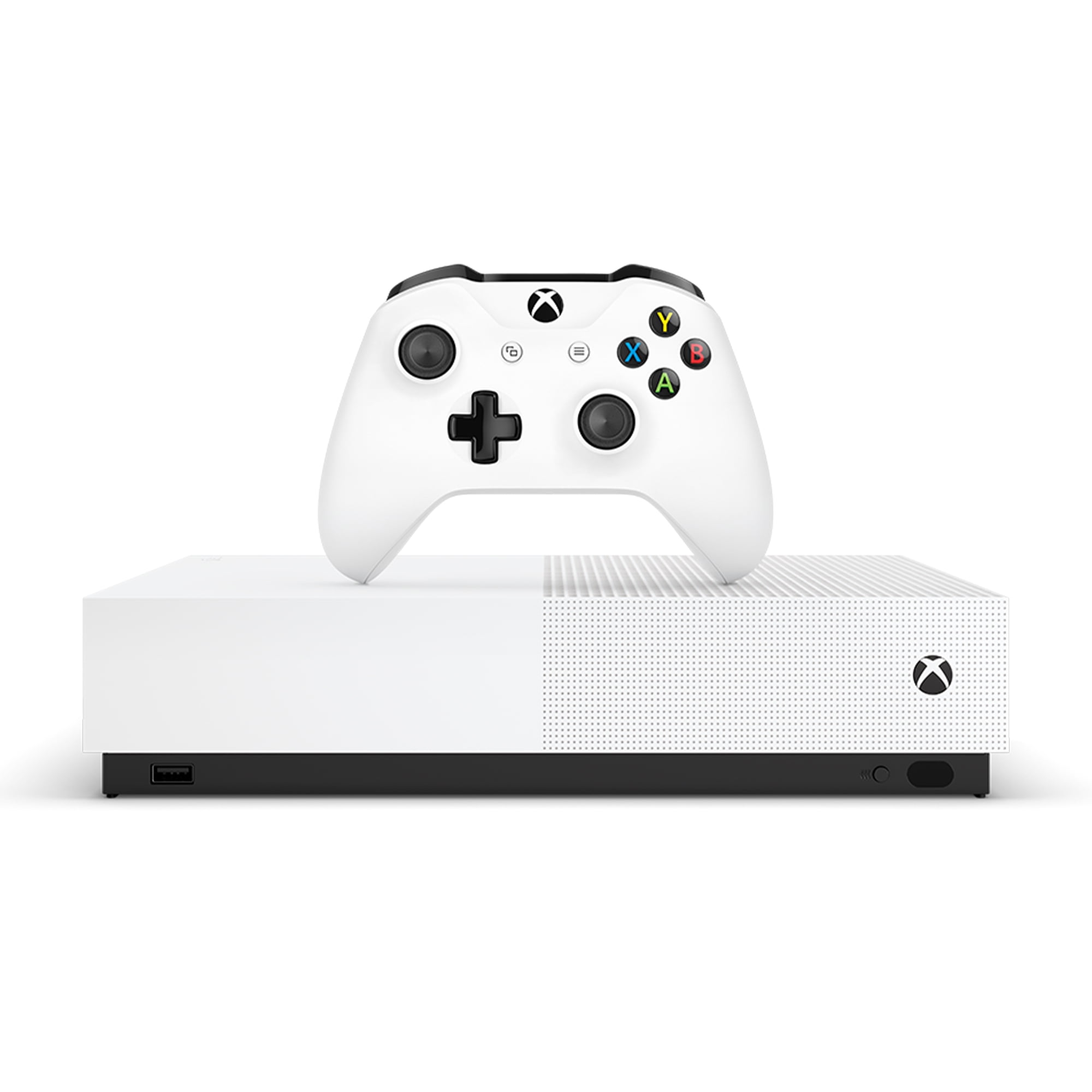 Akvarium Joke ørn Microsoft Xbox One S 1TB All-Digital Edition Console (Disc-free Gaming),  White, NJP-00024 - Walmart.com