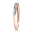 thumbnail image 2 of Gem & Harmony 1/10 Carat (Ctw) Diamond Wedding Band Ring in 10K Rose Pink Gold for Women, 2 of 5