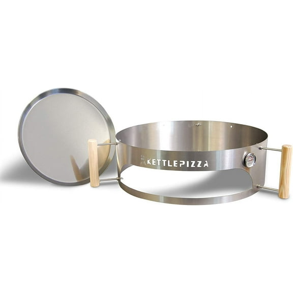 KettlePizza Basic Charcoal Pizza Oven Kit for 26.75 Inch  Kettle Grill