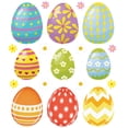 thumbnail image 1 of Elegante arte de pared con forma de huevo de Pascua extraíble para la decoración del hogar, 1 of 4