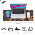 thumbnail image 5 of Long Mouse Pads for Desk,Trick or Treat Halloween Pattern Desk Mats on Top Of Desks, Desk Mouse Pad Extra Large with 3mm Non-Slip Base and Stitched Edge for Gaming,Office,Work,Home 31.5x11.8in, 5 of 5
