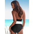 thumbnail image 2 of Traje de baño sexy de una pieza con cuello en V para mujer Traje de baño Monokini Push Up Bikini acolchado Sailing Electrónica, 2 of 2