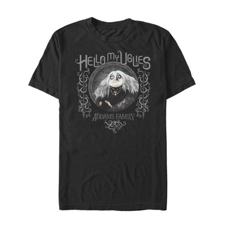 Men s Addams Family Grandmama Hello My Uglies Graphic Tee Black Small