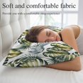 thumbnail image 5 of Tropical Palm Throw Pillow Cover 20 x 36 Inch Decorative Pillow Cover Summer Modern Dark Green Botanical Leaves Lumbar Pillowcase Seasonal Rectangle Cushion Case for Couch Sofa Bed Living Room, 5 of 9