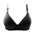 thumbnail image 1 of Womans Solid Color Comfortable Hollow Out Perspective Bra Underwear No Rims, 1 of 5