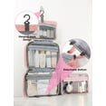 thumbnail image 5 of EEEkit Waterproof Travel Toiletry Bag with Hanging Hook, Foldable 4-in-1 Portable Makeup Organizer for Women, 5 of 7