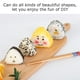thumbnail image 3 of EeaseMX Juego de 3 moldes triangulares para hacer bolas de arroz, ideales para hacer sushi, con algas (triángulos grandes y pequeños), 3 of 7