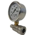 thumbnail image 3 of Pressure Gauge & Adaptor for Pressure Washers, Stainless Steel, 6000 PSI Rated, 3 of 7