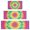Colorful Rainbow Tie-1, variant on Rainbow Tie Dye Swirl Pattern Kitchen Rugs Sets Of 3,Kitchen Runner Rugs Non Skid Washable,Decorative Kitchen Floor Mats for Kitchen,Sink,Laundry,17"x30"+ 17"x47" + 17"x59"