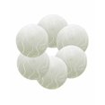 thumbnail image 7 of 13 Inch Round Placemats Set of 6, Sage Green Geometric Non Slip Heat Insulation PP Table Mats, Modern White Stripe Distortion Art Washable Place Mats for Kitchen Dining Party Table Decor, 7 of 7